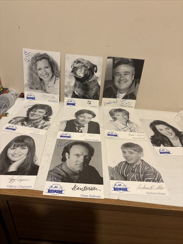 Brookside cast cards signed - brookside, 10