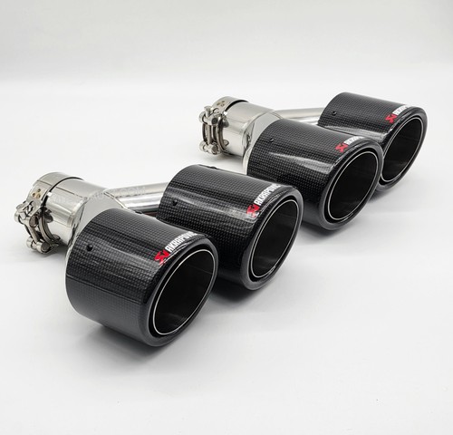 Exhaust twin tailpipes - tailpipes, 4″