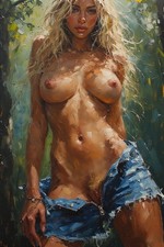 Naked Blonde Vagina And