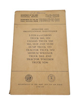 TM9-8028 5 Ton 6x6 Cargo Trucks M-series M41/M54 M55 Technical book US Army VTG