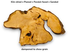 Live Edge Linden Wood Slice Slab for Epoxy Resin Art Wall Clock Making #018