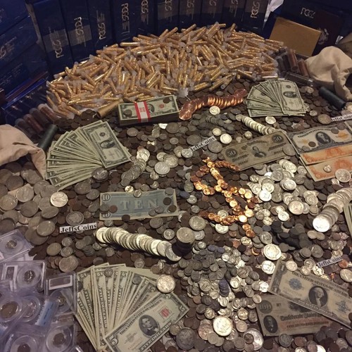 Gold and silver estate lot - and,