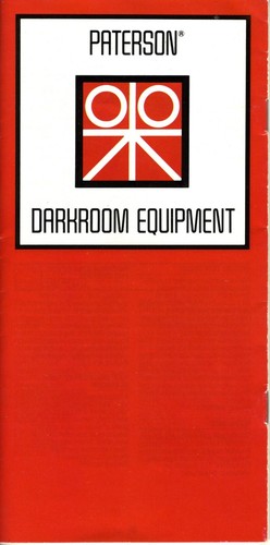 Paterson darkroom equipment - paterson,