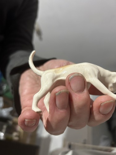 Beswick foxhound with head - foxhound,