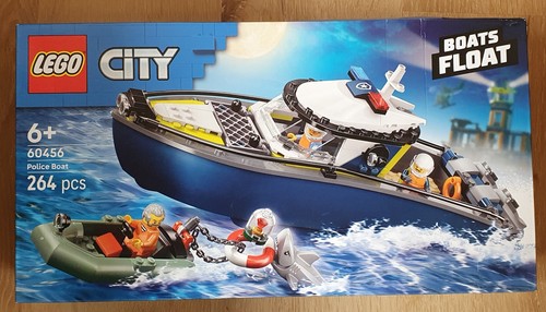 Lego city police - lego, boat