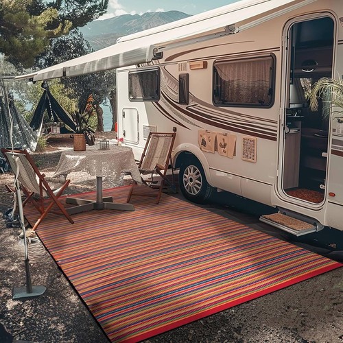 Stripe pattern rug - xl,