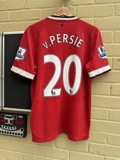 Manchester United 2014-15 Home Football Shirt Men’s Medium #20 VAN PERSIE