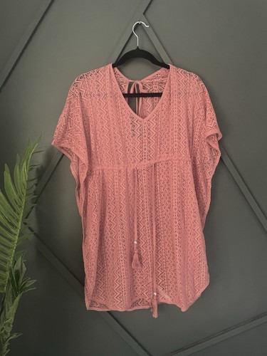 Primark pink crochet knit - crochet,