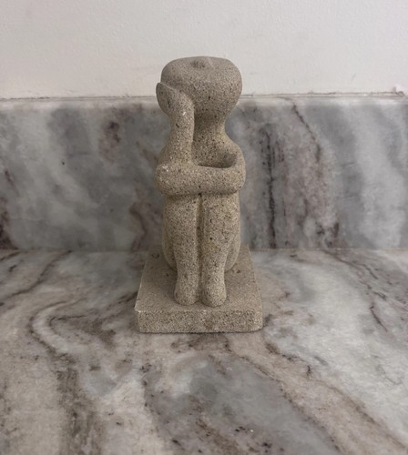 Cycladic greek thinker statue - greek,