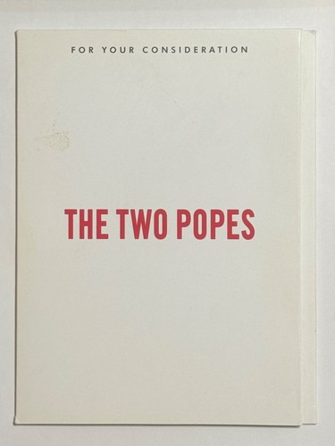 The two popes - for, your