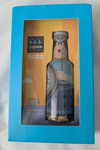 Greece ouzo miniature bottle - greece,