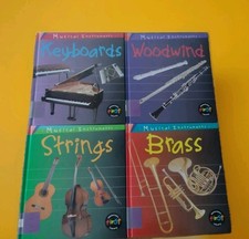 Heinemann Books Of Musical Instruments,Wood Wind,Brass, Keyboard, Strings.      