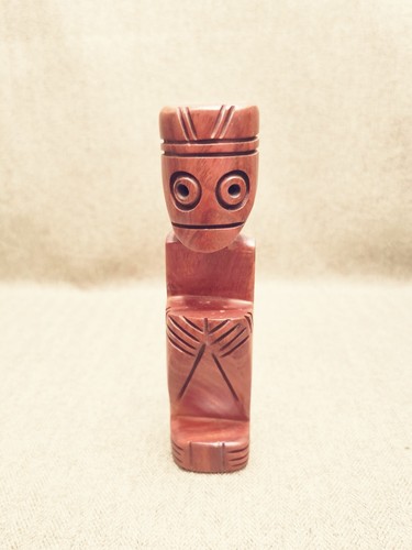 Vintage wooden tiki statue - tiki,