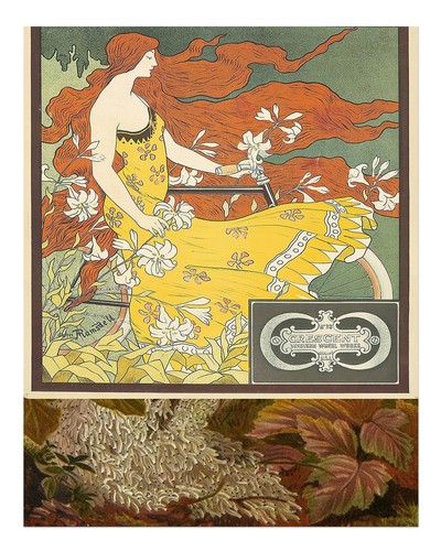 Vintage art nouveau wall - art,
