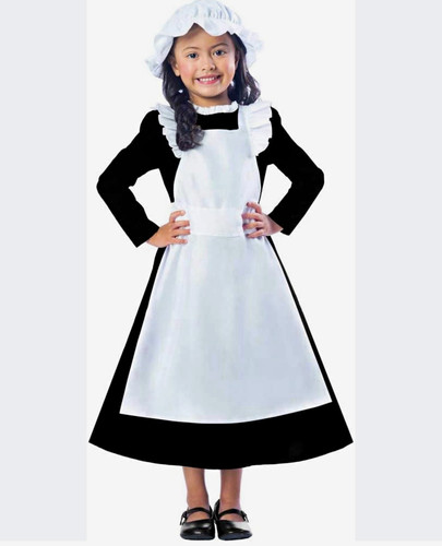 Victorian maid girls costume - maid,