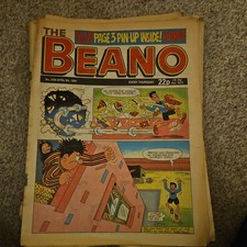 12 Beano Comics Magazines 1987