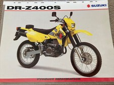 SUZUKI DRZ 400S Sales Brochure 2002 good condition