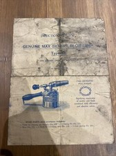 MAX SIEVERT BLOW LAMP TYPE D