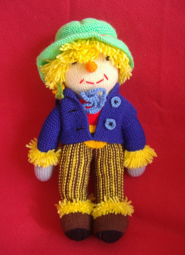 Scarecrow knitted - scarecrow, ~
