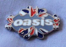 Oasis enamel badge. Casual