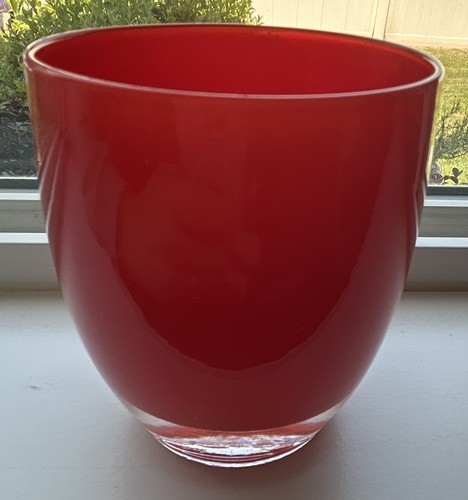 Glassybaby red hand blown - glassybaby,