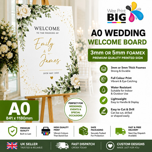 Print your own canva welcome - print,