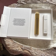 NEW Victoria Beckham PORTOFINO 97 Étui de Parfum 10ML GOLD FLUTED SCULPTED CASE