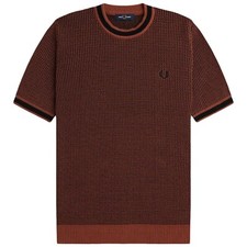 FRED PERRY TEXTURED KNITTED