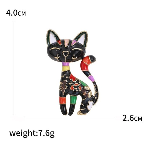 Black lovers brooches - brooches,
