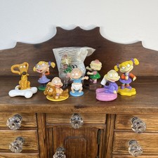 8 Rugrats Figures & Pencil Toppers 90’s Memorabilia All Perfect!