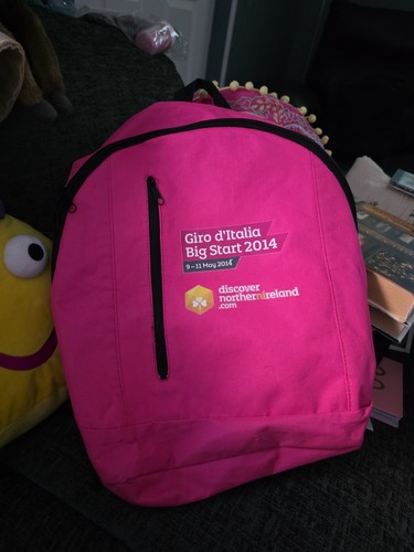 Pink rucksack cycling - pink,