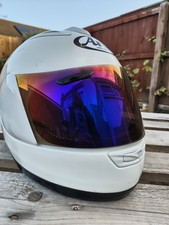 White Arai RX7-XX Racing Helmet