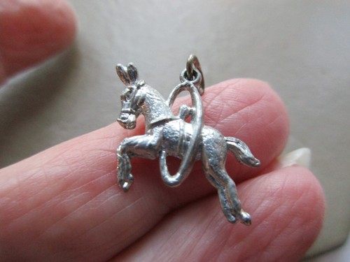 Vintage silver tone - vintage, circus
