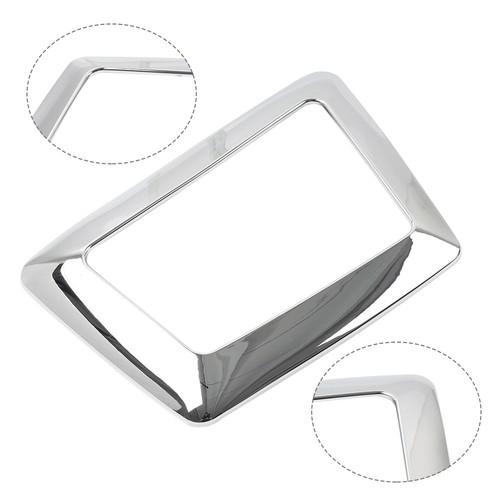 Glove box accent plate - glove, chrome