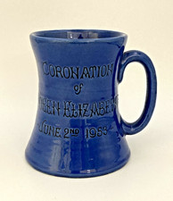 C.H. BRANNAM ELIZABETH II CORONATION MUG - 1953