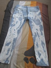 MO  MENS REAR ZIP SKINHEAD BLEACHERS JEANS    FETISH    38" WAIST