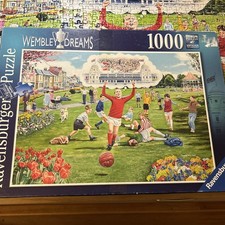 Ravensburger 1000 Piece Jigsaw Puzzle Wembley Dreams Complete