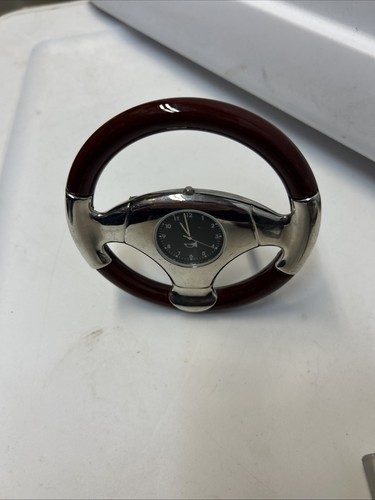 Steering wheel desk - desk, clock