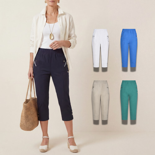 Womens holiday cropped capri - womens,