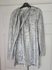 Zara silver glitter sequin