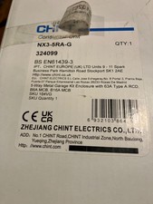 consumer unit 2 way metal clad,garage,motorhome