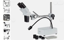 AmScope 10X-20X LED Binocular