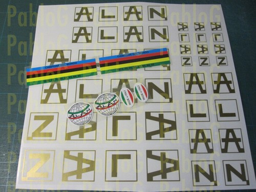 Alan bikes vinyl - sticker, decal
