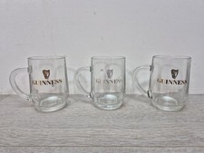 Vintage 3x Guinness half pint