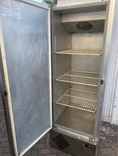 Upright single door fridge stainless steel commercial 