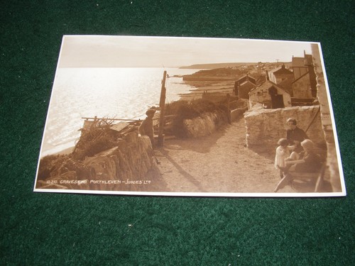 Vintage postcard porthlevan - postcard,