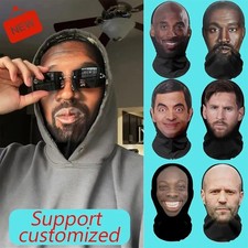 Realistic 3D Face Mask Cosplay