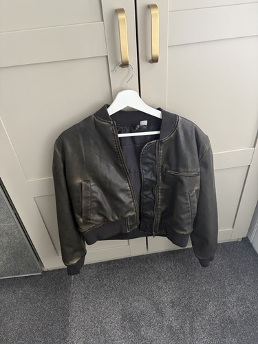 Leather jacket size - h&m,