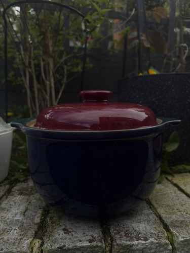 Denby harlequin oval - denby, lidded