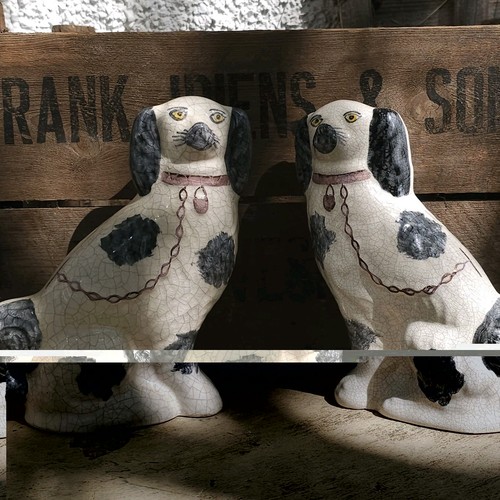 Pair staffordshire - of, 9"